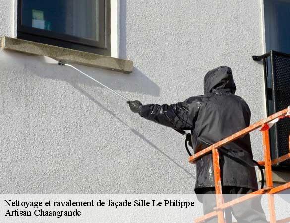 Nettoyage et ravalement de façade  sille-le-philippe-72460 Artisan Chasagrande