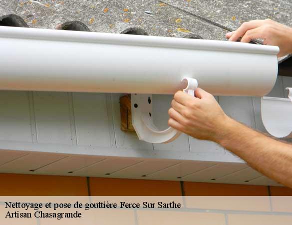 Nettoyage et pose de gouttière  ferce-sur-sarthe-72430 Artisan Chasagrande